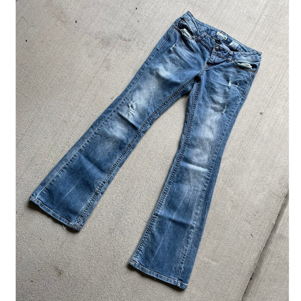 Vintage 2000’s Low Rise Flare Jeans | Y2K Paris Blues Denim | Size 9